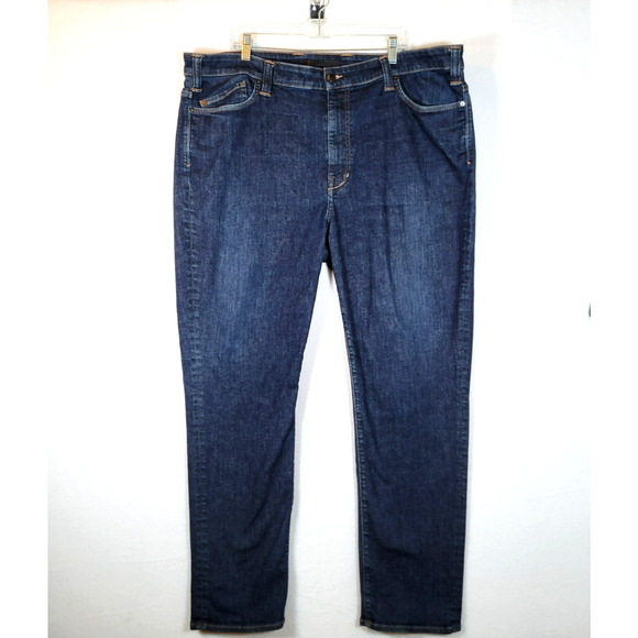 Joe's Jeans Mens The Brixton Straight Cotton Denim Pants Size 46 Blue Casual - Picture 1 of 12